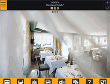 Tablet Screenshot of hotel-hartmann.com